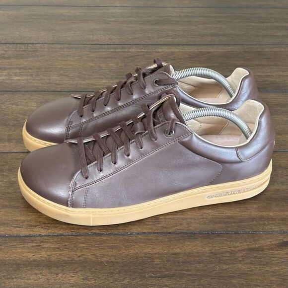 Mens Birkenstock Bend Low Brown Leather Comfort Casual Sneakers Shoes Size 44 - Picture 5 of 10